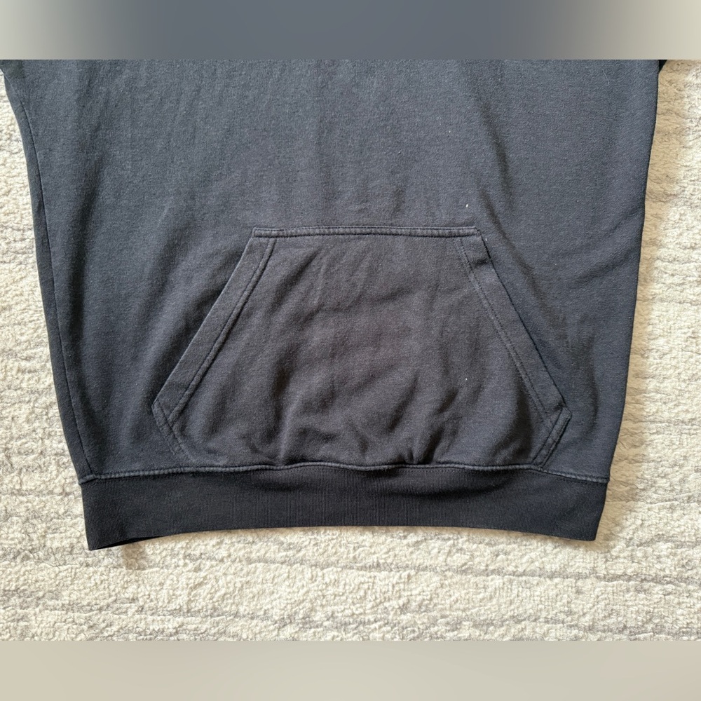 Nike SS Black Pullover Fleece Funnel Hoodie - Picture 3 of 7